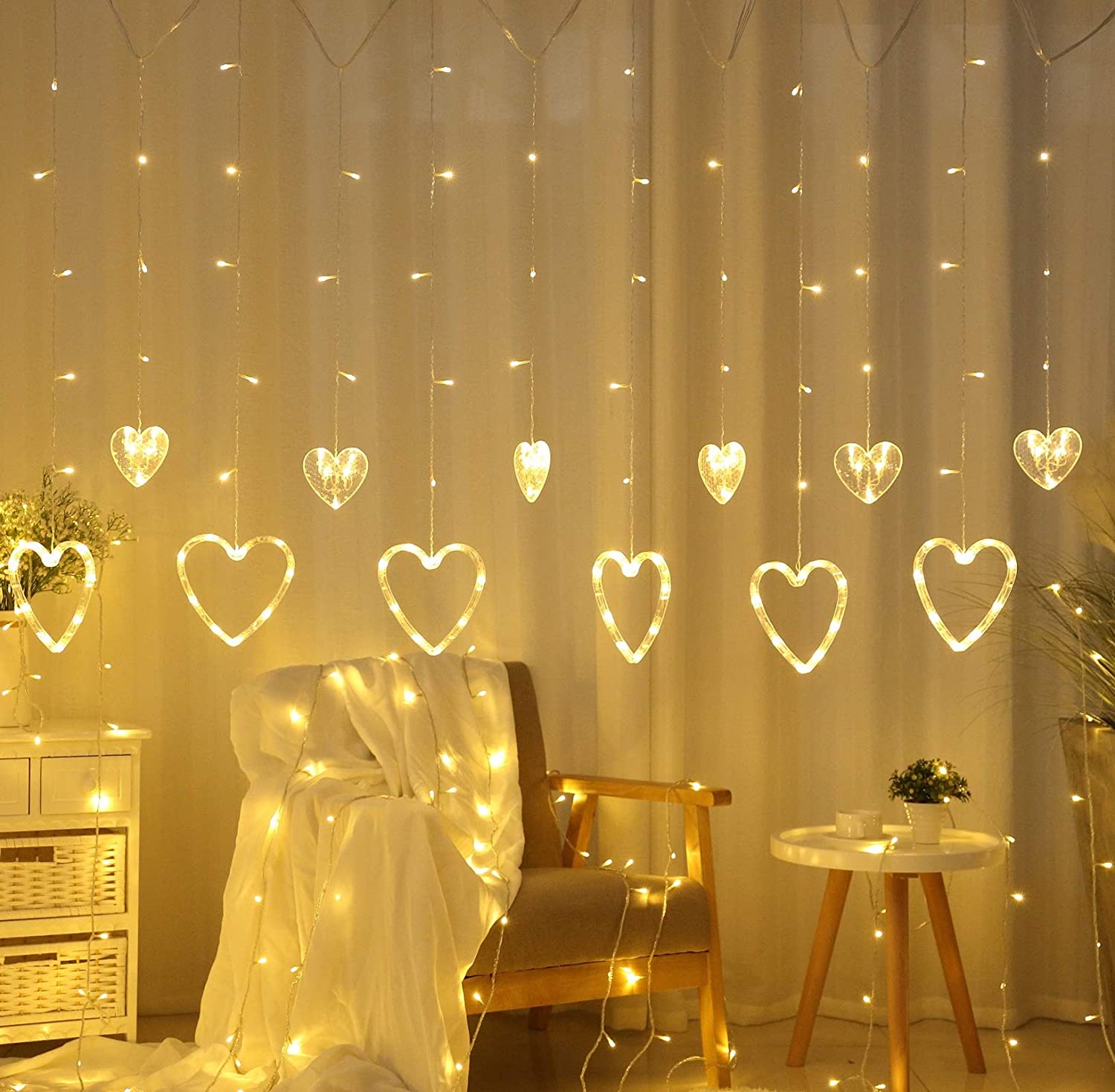 Curtain Light 138 LED Love