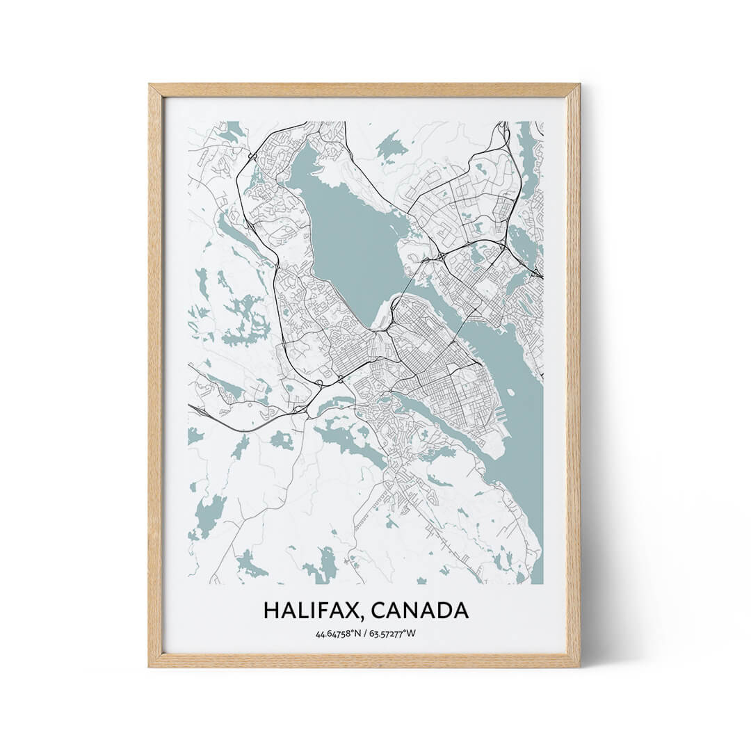 Halifax Stadtplan Poster
