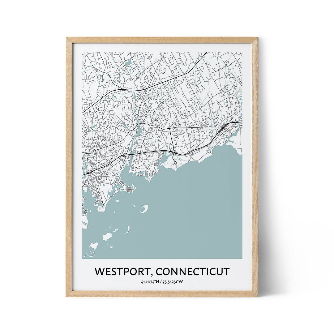 ウエストポート市街地マップポスター