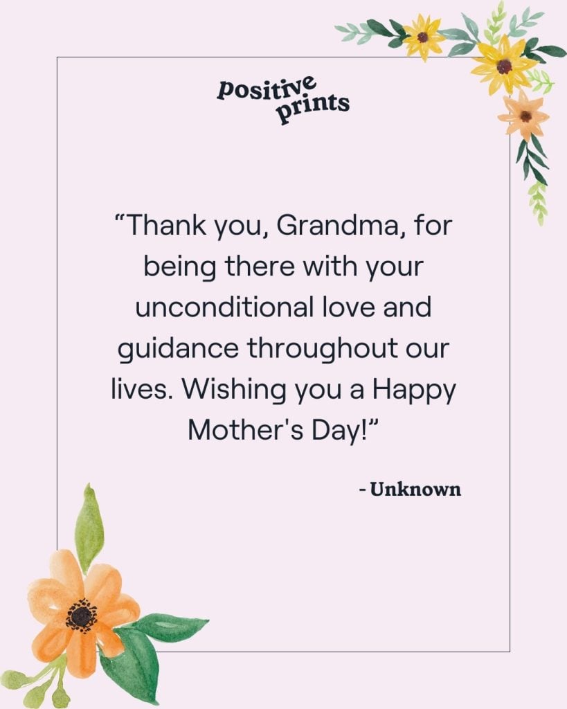 Mother's Day Quotes for Grandma
