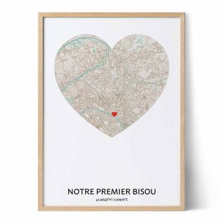 Carte Notre Premier Baiser