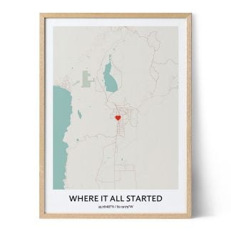 Personalized Business Location Map