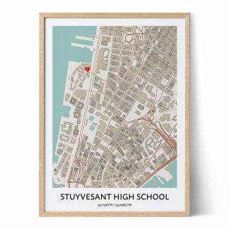 High School Map Art