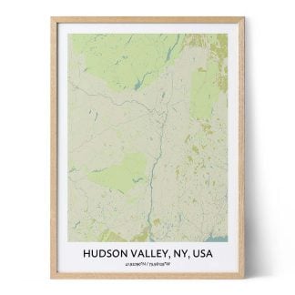 Hudson Valley Map Poster