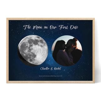 Our First Date Moon with Photo